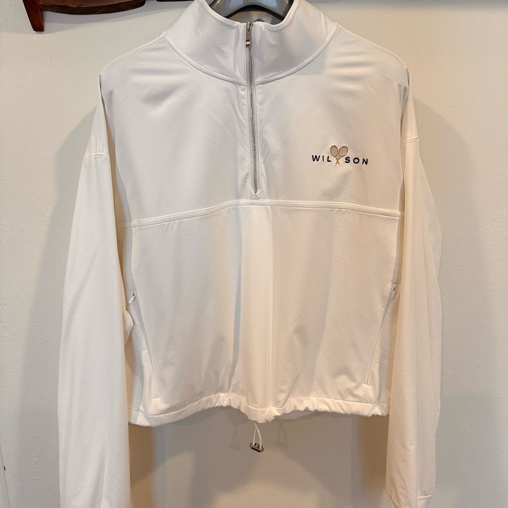 Wilson Cream Quarter-Zip Pullover